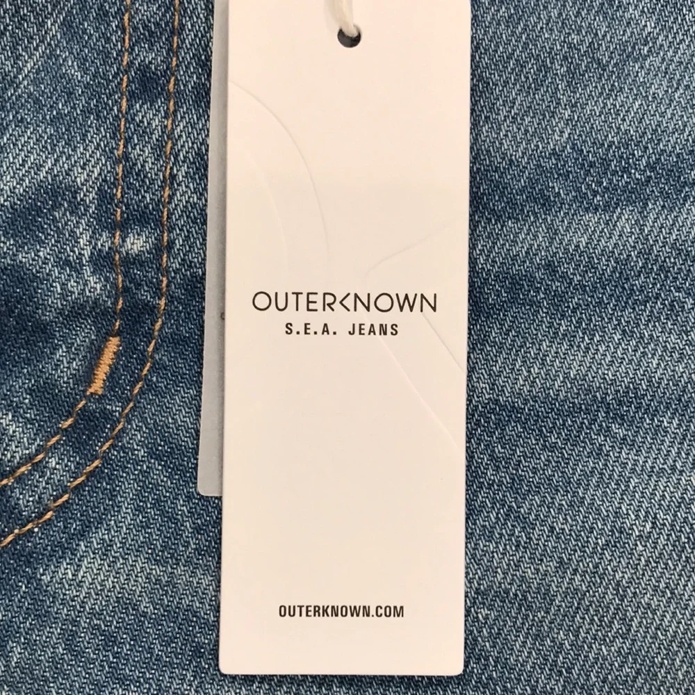 Outerknown Women's Medium Wash Sea Jeans Generation Slim Jeans Size 24 New